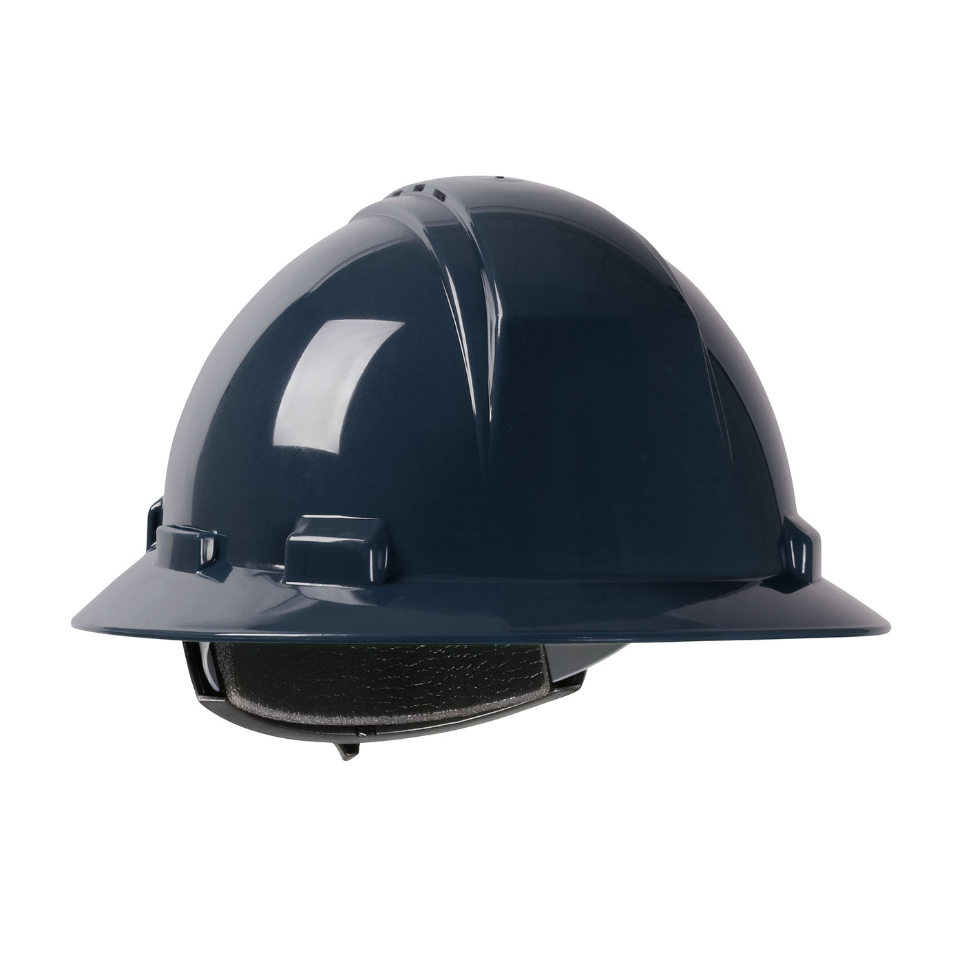 280-HP261RV PIP® Dynamic Kilimanjaro™ Vented Full Brim Hard Hat with HDPE Shell, 4-Point Textile Suspension and Wheel Ratchet Adjustment - Blue